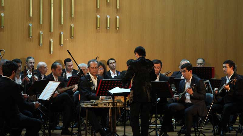 Оркестри созҳои халқии кафедраи созҳои халқӣ