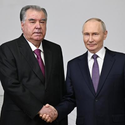 Эмомалӣ Раҳмон ва Владимир Путин